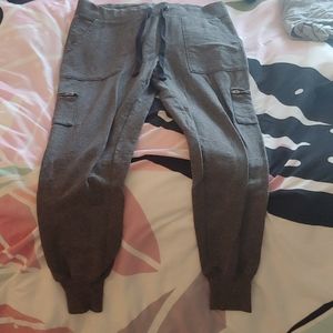 Aerie joggers with zipper detail